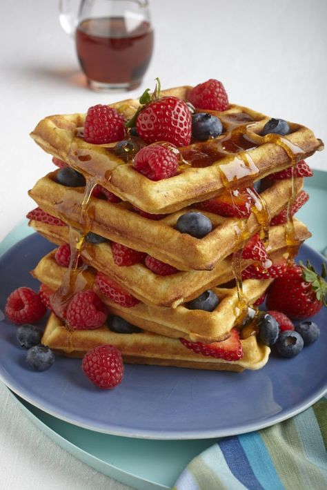 Waffles – Pamela's Products Food Babe, Makanan Diet, Snacks Saludables, Pancake Mix, Waffle Recipes, Free Breakfast, Gluten Free Baking, Food Obsession, Cafe Food