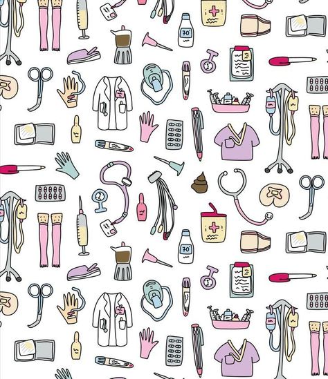 Nursing Wallpaper, Banner Doodle, Medical Stickers, Medical Wallpaper, Small Business Gifts, Vintage Flowers Wallpaper, Scrapbook Stickers Printable, Apple Watch Wallpaper, New Tricks