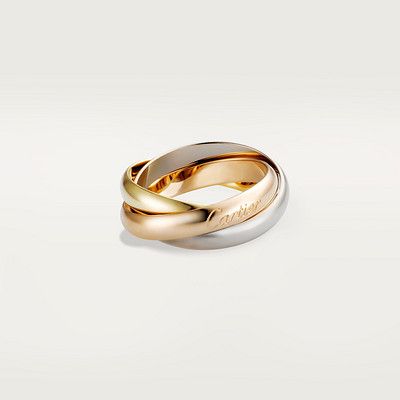 Alhambra Van Cleef, Trinity Cartier, Gold Trinity Ring, Cartier Wedding Rings, Trinity Ring, Bracelet Love, Bracelet Cuir, Classic Gold, One Ring