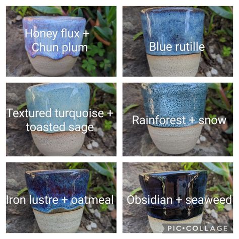 Glaze Combinations, Amaco Glazes, Ceramic Glaze Recipes, Pottery Workshop, Kunst Inspiration, Ceramic Techniques, Glaze Ceramics, Pottery Glazes, Blue Pottery