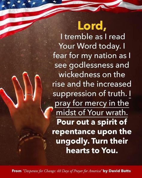 Prayer For Our Country, Intercession Prayers, Prayers For America, 40 Days Of Prayer, Inspirational Scripture Quotes, Pray For America, Everyday Prayers, Spiritual Warrior, Pray For Peace