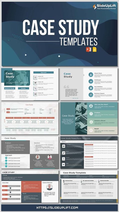 Case Study Templates | SlideUpLift Study Templates, Templates For Powerpoint, Case Study Template, Free Powerpoint Presentations, Case Study Design, Case Presentation, Powerpoint Slide Designs, Presentation Design Layout, Powerpoint Design Templates