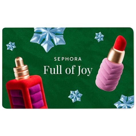 Holiday Gift Card | Sephora Sephora Store, Sephora Gift, Sephora Gift Card, Wishlist 2024, Holiday Gift Card, Gift Inspo, Shop Makeup, Makeup Gift, Sephora Collection