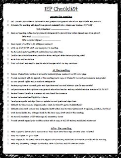 Iep Checklist, Iep Organization, Individual Education Plan, Iep Meetings, Dysgraphia, Iep Goals, Teaching Special Education, Learning Support, Resource Room