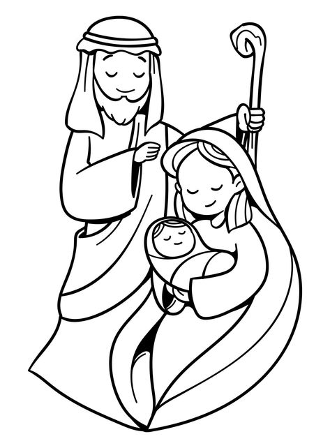 Christmas Coloring Pages Free Printable Nativity, Nativity Colouring Printables, Nativity Coloring Pages Printables Free, Baby Jesus Coloring Pages, Nativity Coloring Pages For Kids, Nativity Scene Drawing, Christian Christmas Coloring Pages, Christmas Angel Coloring Pages, Cute Christmas Coloring Pages