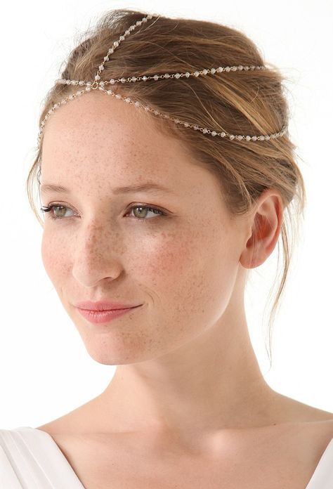 Jacquie Aiche Moonstone Rondelles Dome Headpiece Hair Chain Jewelry, Simple Elegant Jewelry, Simple Bridal Jewelry, Chain Headband, Chain Headpiece, Hair Chains, Headpiece Jewelry, Jacquie Aiche, Head Chain