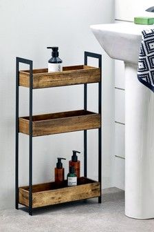 Cabinet Storage Solutions, Regal Bad, Under Sink Storage, Downstairs Toilet, Storage Caddy, Sink Storage, Small Bathroom Storage, Bathroom Inspiration Decor, Bathroom Storage Cabinet