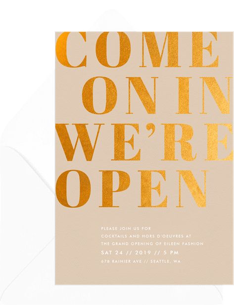 How to Create a Grand Opening Invitation That Impresses - STATIONERS Grand Opening Event Ideas Launch Party, Grand Opening Graphic Design, Shop Opening Invitation Card Design Creative, Grand Opening Sign, Cafe Opening Invitation, Studio Opening Invitation, Grand Opening Poster Design Ideas, Grand Opening Invitations Design, Store Launch Invite