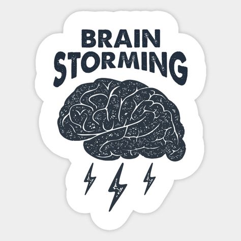 Brain Storming, Stickers Wallpaper, Brain Storm, Doctor Stickers, Handmade Journals Diy, Quotes Stickers, Work Stickers, Tumblr Stickers, Scrapbook Stickers Printable