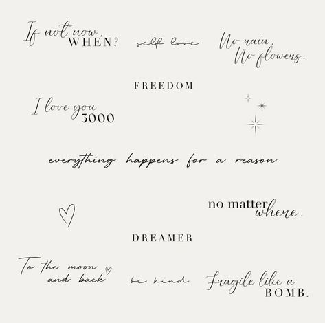 Dreamer Tattoo Ideas Fonts, Tattoos Simplistic, Small Girly Tattoos, Cursive Tattoos, Small Quote Tattoos, Pretty Hand Tattoos, Writing Tattoos, Petite Tattoos, Text Tattoo