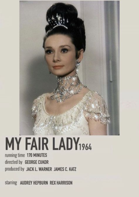 Audrey Hepburn Movies, Iconic Movie Posters, Girly Movies, Film Posters Minimalist, Old Hollywood Movies, Great Movies To Watch, Hollywood Movies, Girl Movies, My Fair Lady