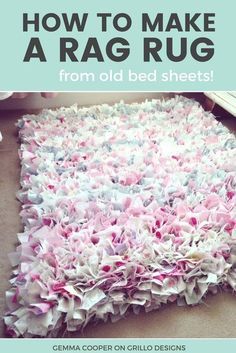 No Sew Rag Rug, Braided Rag Rug Diy, Make A Rag Rug, Diy Rag Rug, Heels Fancy, Bedding Black, Rag Rug Diy, Homemade Rugs, Rag Rug Tutorial