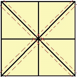 Half-Square Triangle Shortcut - makes 8 HSTs, and the edges are NOT on the bias, so they are less likely to stretch and distort! Half Square Triangle Quilts Pattern, Triangle Quilt Pattern, Fabric Dyeing, Feeding Baby, Baby Foods, Half Square Triangle Quilts, Quilt Block Patterns Free, Quilt Square Patterns, Quilt Care