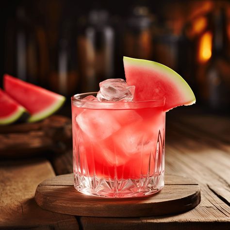 Watermelon Negroni Cocktail Recipe - The Watermelon Negroni has a harmonious balance of sweet and bitter flavors. The watermelon's natural sweetness and juiciness cut through the bitterness of the Campari, while the gin provides a botanical complexity. The sweet vermouth ties it all together with a smooth, herbal finish. Negroni Cocktail Recipe, Perfect Watermelon, Negroni Cocktail, Watermelon Cocktail, Sweet Vermouth, Sweet Cocktails, Fresh Watermelon, Watermelon Juice, Watermelon Slices