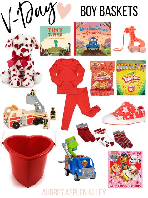 Valentines Day basket/gift ideas for toddler boys! Valentine Gift Ideas For Toddler Boys, Valentines Basket Ideas For Toddler Boy, Valentine’s Day Baskets For Toddler Boy, Toddlers Valentines Gifts, Valentines Gift For Boys For Kids, Valentines Day Baskets For Toddlers, Boy Valentines Gift Ideas, Valentine Day Gift Basket Ideas For Kids, Valentine’s Day For Toddler Boy