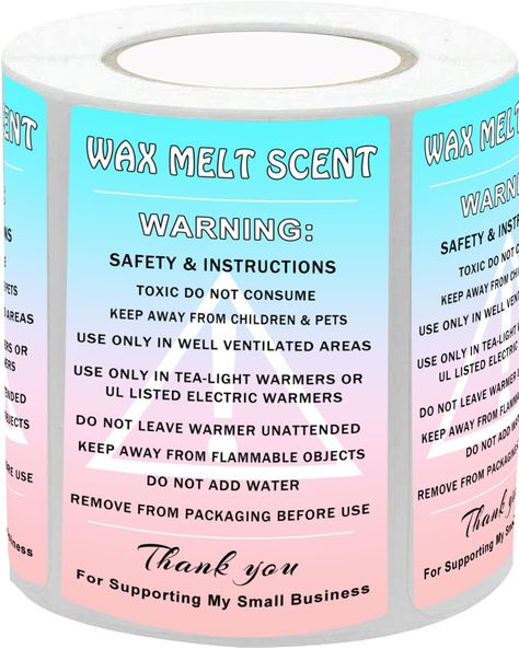 Wax Melt Business, Stickers Candle, Candle Description, Wax Melts Packaging, Candles Homemade, Diy Wax Melts, Diy Candles Homemade, Candle Crafts, Clear Candles