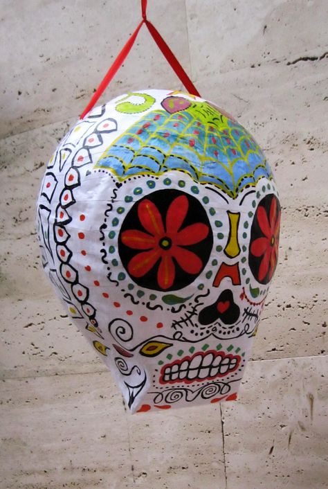 Skull Pinata, 2024 Halloween, Candy Skulls, Skeleton Skull, Halloween Crafts For Kids, Kid Crafts, Childrens Party, 18th Birthday, Day Of The Dead