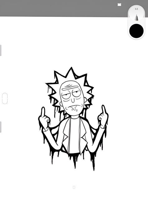 Men Medium Tattoo Ideas, Rick And Morty Tattoo Stencil, Rick And Morty Outline, Simple Rick And Morty Tattoo, Rick And Morty Stencil, Rick Tattoo Design, Rick And Morty Tattoo Design, Rick And Morty Tattoo Ideas, Rick Tattoo