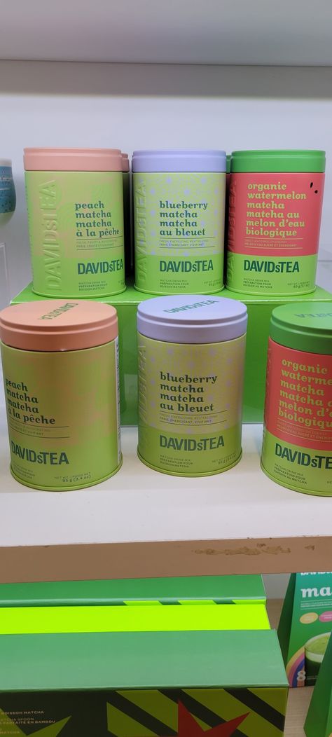 David's tea Davids Tea, Silly Things, Tea Tins, Coffee Creamer, Christmas List, Melon, Matcha, Art Projects, Coffee Tea