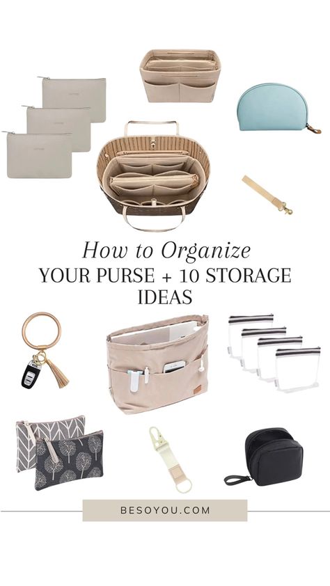 Learn a 5 step process for organizing your purse so it’s easy to keep organized over time. Purse Hacks, Purse Necessities, When You're Angry, Handbag Organizer Insert, Feeling Angry, Inside My Bag, Remain Calm, Work Handbag, Zippered Bag