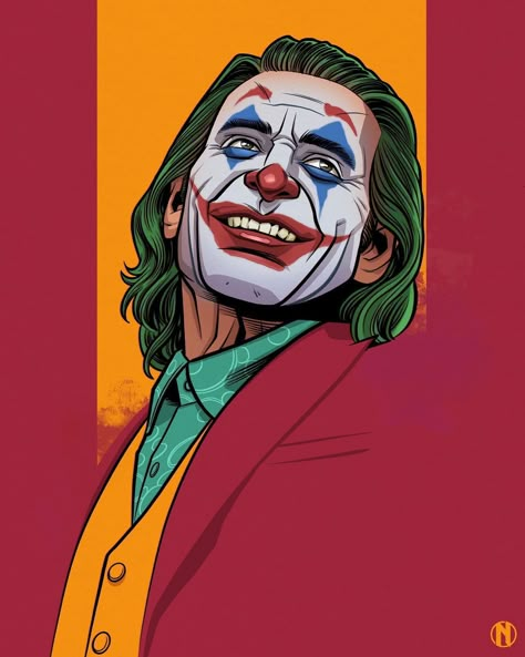 Nolan Harris’s Instagram post: ““I used to think that my life was a tragedy, but now I realize, it’s a comedy.” - #joker #thejoker #jokermovie #illustration #drawing…” Joker Comic Art, Joker Illustration, Joker Pop, Joker Drawing, Joker Painting, Joker Wallpaper, Joker Drawings, Joker Comic, Joker Artwork