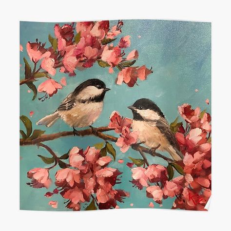 Winter Chickadee, Krista Eaton, Bird Painting Acrylic, Bird Paintings On Canvas, Christmas Birds, Afrique Art, Chickadees, Impasto Painting, Nature Art Painting