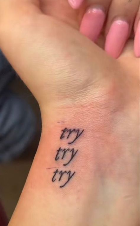 Tribute Tattoo, Unique Small Tattoo, Tribute Tattoos, Try Try, Taylor Swift Tattoo, Small Tats, Lyric Tattoos, Light Tattoo, Tattoos For Lovers