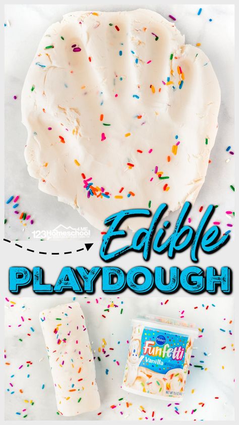 Homemade Scented Playdough, Play Dough Cupcakes, Birthday Cake Playdough, Homemade Play-doh, Frosting Playdough Recipe, How To Make Play Dough, Flour Playdough Recipe, Homemade Playdough Recipe No Cook, No Cook Play Dough Recipes