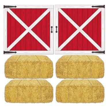 Loft Door, Farm Themed Party, Classic Wall Decor, Barn Loft, Barn Siding, Barnyard Party, Western Theme Party, Western Parties, Farm Birthday Party