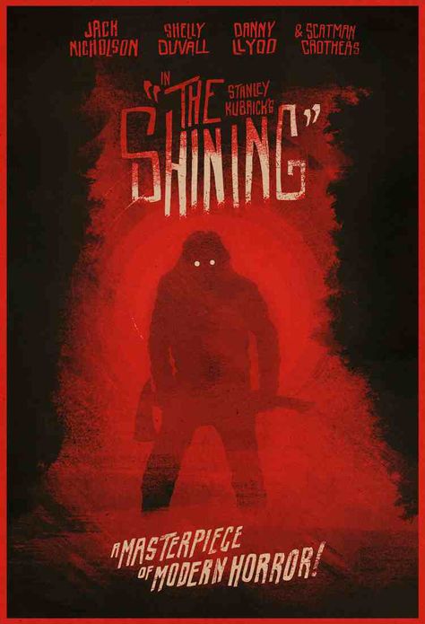 The Shining, Red, Jack Silhouette The Shining Poster, Film Posters Art, Horror Posters, Horror Movie Art, Movie Posters Design, Classic Horror Movies, Horror Movie Posters, Cinema Posters, Alternative Movie Posters