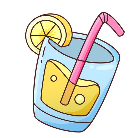 Cartoon Fast Food Drink Juice Summer Drink Sketch, Juice Cartoon, Juice Clipart, Fast Food Drinks, Drink Juice, Blue Drinks, The Cartoon, Logo Banners, Free Vectors