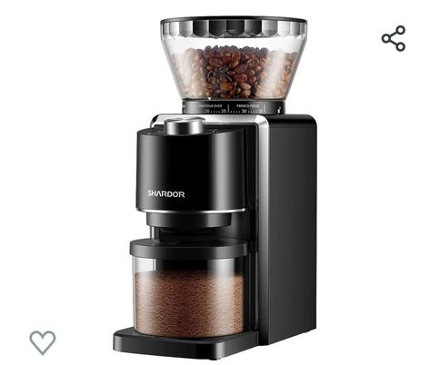 SHARDOR Conical Burr Coffee Grinder Adjustable Automatic Burr Mill with 35 Precise Grind Setting for 2-12 Cup, Black Best Coffee Grinder, Coffee Grinder Electric, Burr Coffee Grinder, Espresso Grinder, Coffee Bean Grinder, Coffee Grinders, Espresso Beans, Coffee Powder, Coffee Grinder