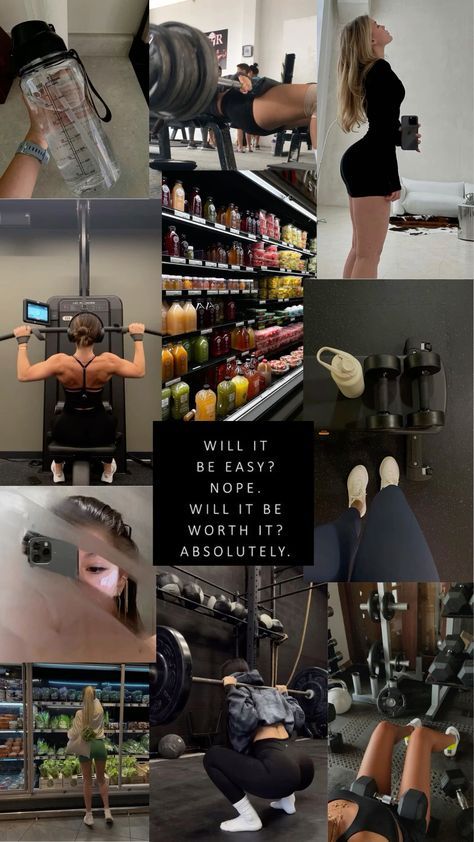 Gym Wallpaper Women, Gym Aesthetic Collage, Unrecognizable Quotes, Gym Girl Motivate, Wallpaper Body Fitness Motivation, Gym Collage Wallpaper, Gym Esthetics, Exercise Motivation Aesthetic, Pilates Mood Board