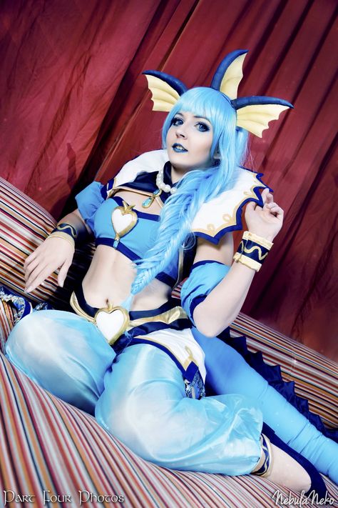 [Cosplay] My Arabian Vaporeon cosplay I made! Vaporeon Costume, Vaporeon Cosplay, Cosplay Pokemon, Pokemon Cosplay, Cool Costumes, Pokemon Go, Dress To Impress, Video Games, Pokemon