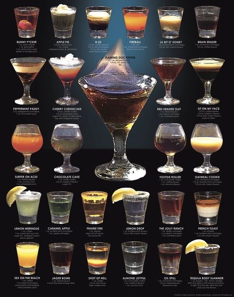 Alcohol Shots, Alcholic Drinks, Liquor Drinks, Rum Punch, Cool Wall Decor, Whiskey Drinks, Alcohol Drink Recipes, Drinks Alcohol Recipes, Irish Cream