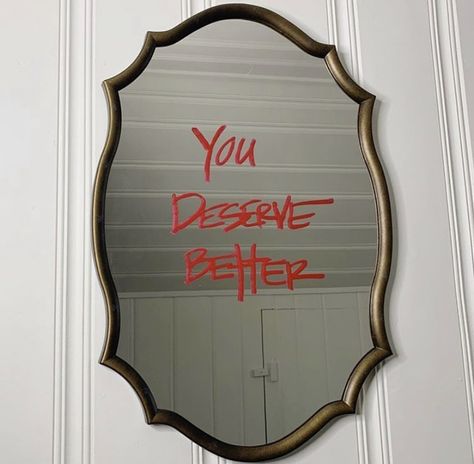 @thepouf Mirror Writing, Mirror Quotes, Street Quotes, Value Quotes, You Deserve Better, Queen Quotes, Some Words, Images Gif, Pretty Words