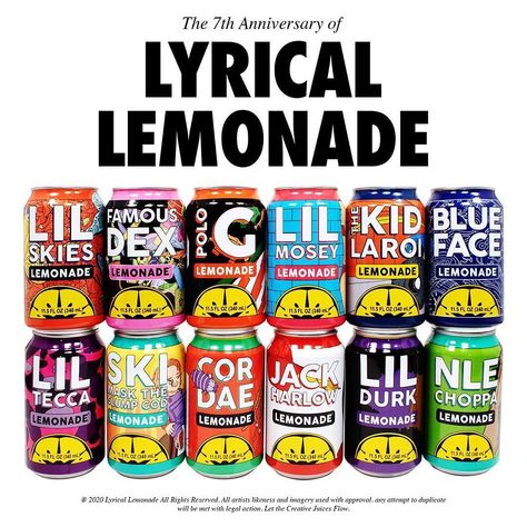 Lyrical Lemonade Wallpaper, Lemonade Wallpaper, Lyrical Lemonade, Lemonade Drink, 7 Year Anniversary, Lil Skies, Famous Kids, Lemonade Drinks, 7th Anniversary