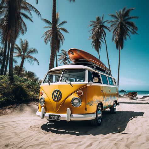 French Drain Installation, Surfer Vibes, Volkswagen Minibus, Volkswagen Vans, Volkswagen Van, Vintage Vw Bus, French Drain, Sand Surfing, Pintura Facial