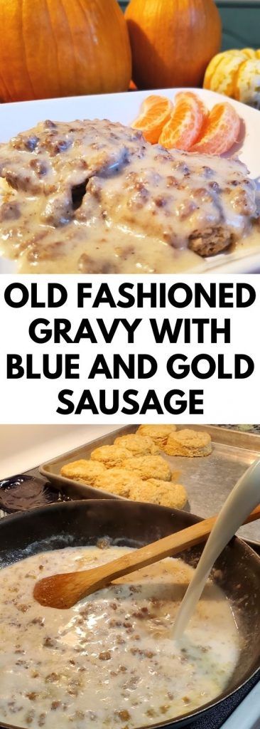 Sausage gravy is comfort food that grandma made that is unforgettable. I’ve worked for years to perfect her methods of making old fashioned gravy. So if you love sausage gravy, you gotta master it too! #comfortfood #sausagegravy #blueandgoldsausage Blue And Gold Sausage, Creamed Chipped Beef, Sausage Recipes For Dinner, Gravy Packet, Sausage Dinner, Best Sausage, Chipped Beef, Sage Sausage, Homemade Gravy