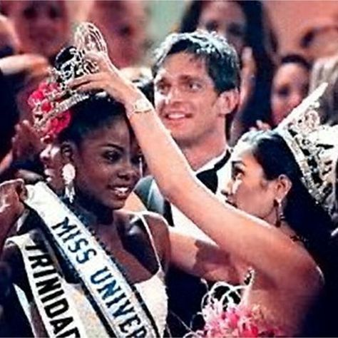 Miss Universe 1998, Trinidad Tobago, Miami Beach Florida, Miss Universe, Beauty Pageant, Beauty Queens, Vintage Beauty, Trinidad, Trinidad And Tobago