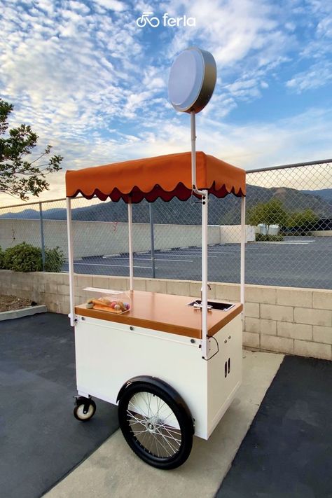 Shawarma Place, Bake Sale Displays, Food Stand Design, Fruit Presentation, Bike Cart, Logo Online Shop, Mini Cafe, Mobile Coffee Shop, Mobile Food Cart