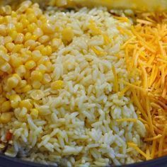 Creamy, cheesy chicken and rice is so easy when you make it in the crockpot! This dish with corn and seasoned rice is sure to warm the family. Chicken And Rice Crockpot, Creamy Cheesy Chicken, Cheesy Chicken And Rice, Cheesy Chicken Rice, Chicken And Rice Recipe, Crockpot Chicken And Dumplings, Chicken Casseroles, Chicken Rice Recipes, Chicken Crockpot Recipes Easy