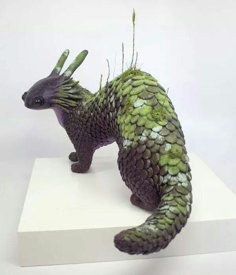 .'The Dobhar-chú is a creature of Irish folklore and a cryptid. Dobhar-chú is roughly translated into "water hound." It resembles both a dog and an otter though sometimes is described as a half dog, half fish. It lives in water and has fur with protective properties.' Celtic Folklore Creatures, Dragons With Fur, Water Cryptid, Otter Dragon, Folklore Animals, Stone Creature, Celtic Creatures, Folklore Creatures, Dragon Dog