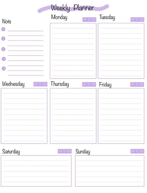 Study Planner Printable Free, Free Weekly Planner Templates, Weekly Planner Design, Free Planner Templates, Weekly Planner Free Printable, Study Planner Printable, Weekly Planner Free, Student Planner Printable, Monthly Planner Template