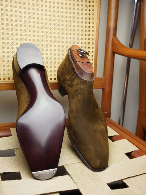 Yohei Fukuda bespoke shoes: The style and shop today – Permanent Style Chelsea Boots Men Outfit, Boots Men Outfit, Gents Shoes, Boots Outfit Men, Jodhpur Boots, Abdul Kalam, Gentleman Shoes, Bespoke Shoes, Chelsea Boots Men