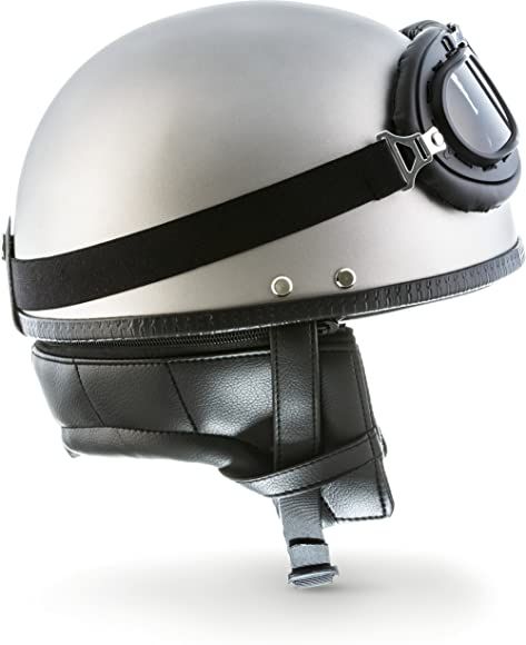 MOTO Helmets® D22-Set „Creme“ · Brain-Cap · Motorcycle-Helmet Vintage Jet-Helmet half helmet Pilot Motor Bike Scooter Biker Retro Chopper Cruiser Vintage Bobber Bluetooth Vintage Retro · L (59-60cm) : Amazon.co.uk: Automotive Half Helmets Motorcycle, Chopper Helmets, Jet Helmet, Motorcycle Helmets Half, Retro Helmet, Old School Chopper, Helmet Motorcycle, Scooter Helmet, Motorcycle Goggles