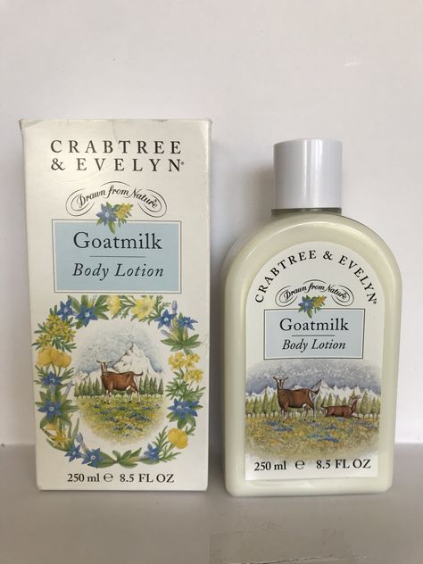 Crabtree And Evelyn Vintage, Body Lotion Aesthetic, Vintage Beauty Products, Lotion Aesthetic, Lotion Collection, Vintage Skincare, Aesthetic Bottle, Vintage Boxes, Perfume Collection Fragrance