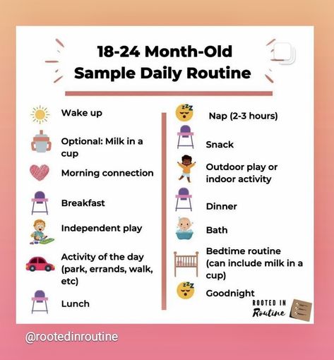 Nanny Routine Daily Schedules, Homeschooling Toddlers, Morning Routine Kids, 19 Month Old, Toddler Routine, Productive Moms, Daily Schedules, Mom Routine, Routine Daily