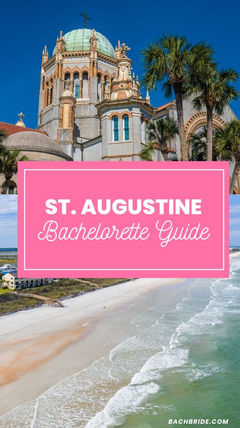 St Augustine Bachelorette Weekend, St Augustine Bachelorette Party, St Augustine Bachelorette, Bachelorette Locations, Bachelorette Weekend Itinerary, Bachelorette Party Destinations, Bachelorette Destinations, Spa Trip, St Augustine Florida