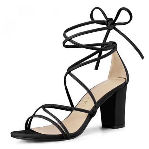 PRICES MAY VARY. Strappy Straps; Lace Up; Open Toe Chunky Heel; Padded Insole Please note that color may vary slightly according to monitor settings Heel Height: 3 inches Hot Pink Heels, Lace Up Block Heel, Chunky Heel Sandals, Black Chunky Heels, Ankle Strap Block Heel, Womens Chunky Heels, Black Suede Heels, Chunky Heels Sandals, Black Sandals Heels